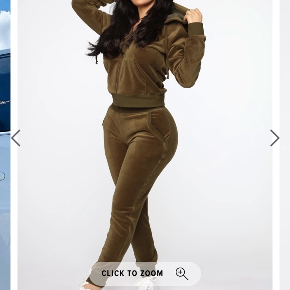 Fashion Nova Velour Set